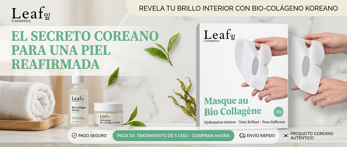"Mascarilla Facial Bio Colágeno".