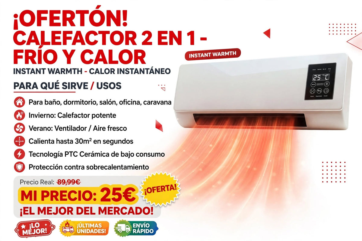 Calefactor 2 en 1